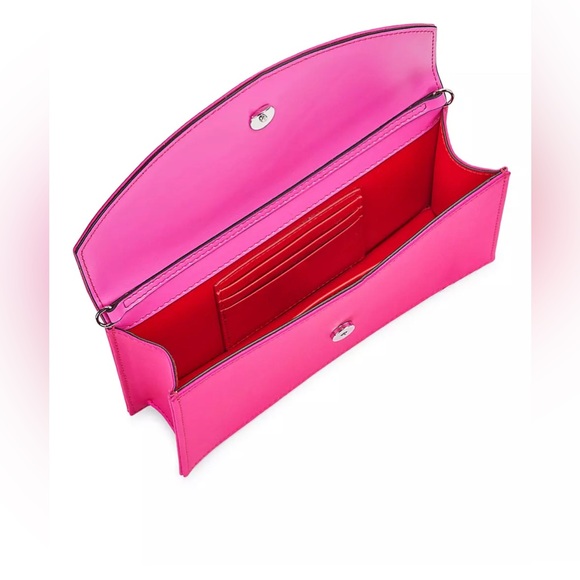 New With Tags Christian Louboutin Crepe Satin / Met Crossbody Authentic - Picture 2 of 10